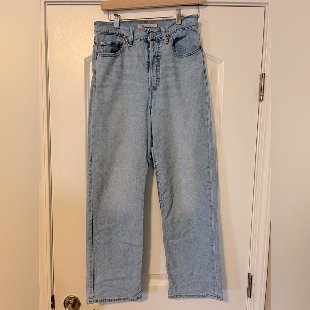 Levi's Light Blue Straight Leg Jeans